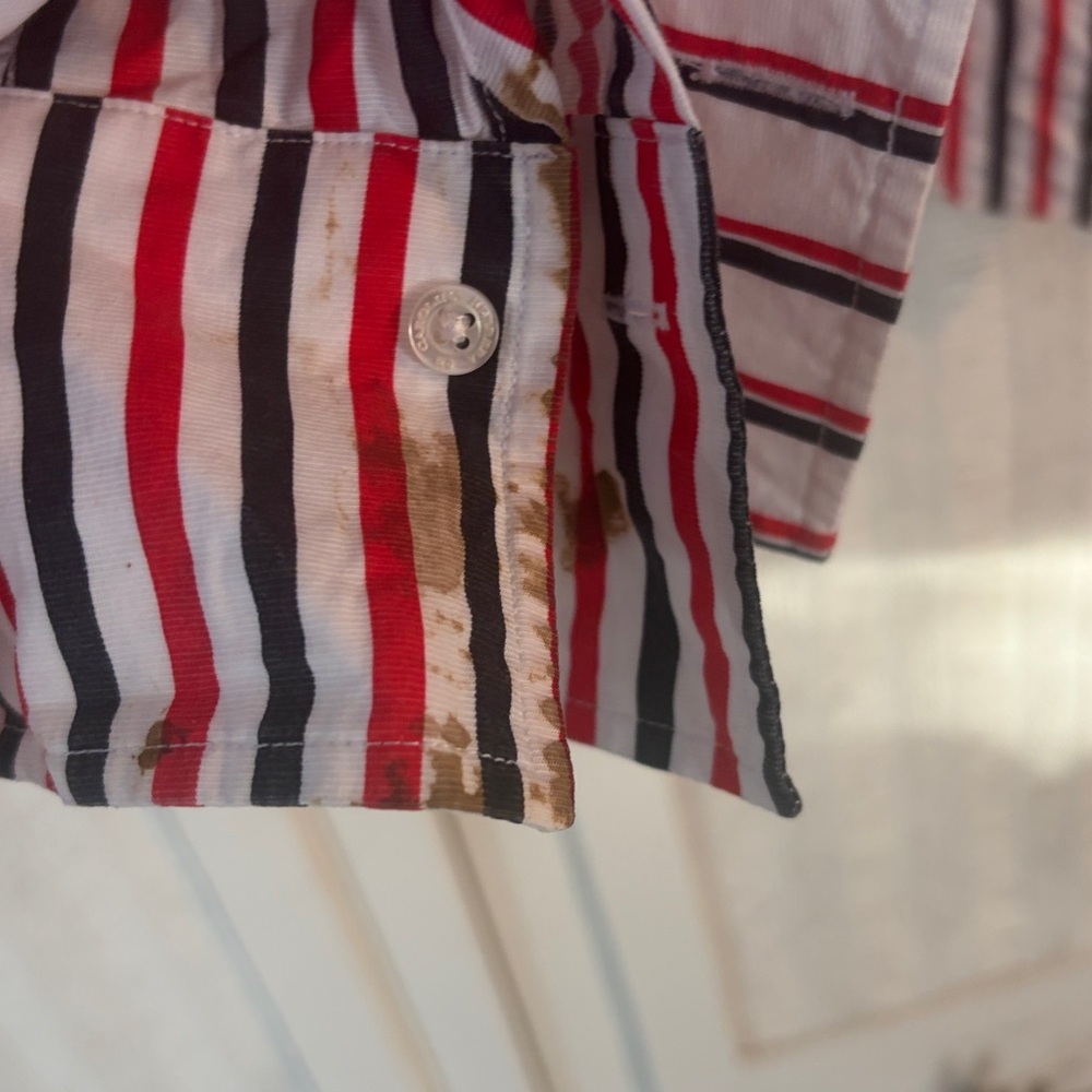 CH Carolina Herrera Striped Button-Down shirt - Picture 4 of 15